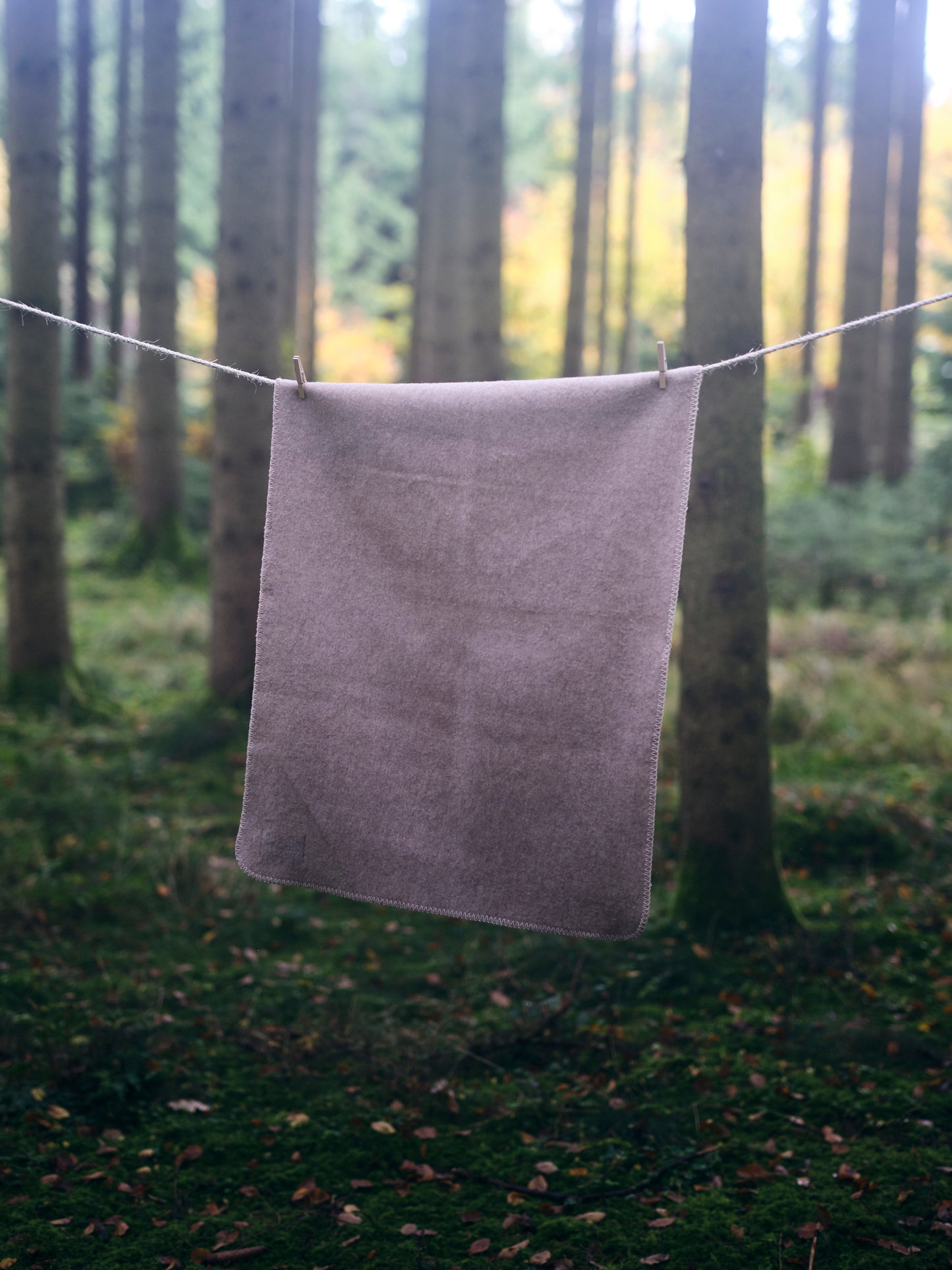 Merino Kinderwolldecke Beige